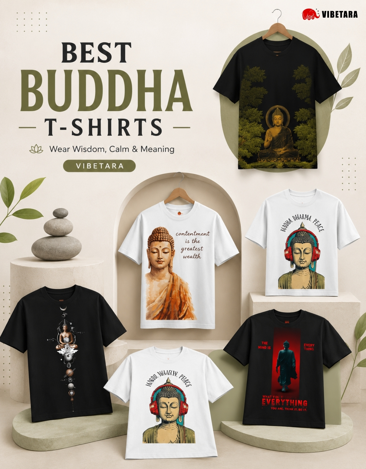 Best Buddha T-Shirts: Wear Wisdom, Calm & Meaning | Vibetara