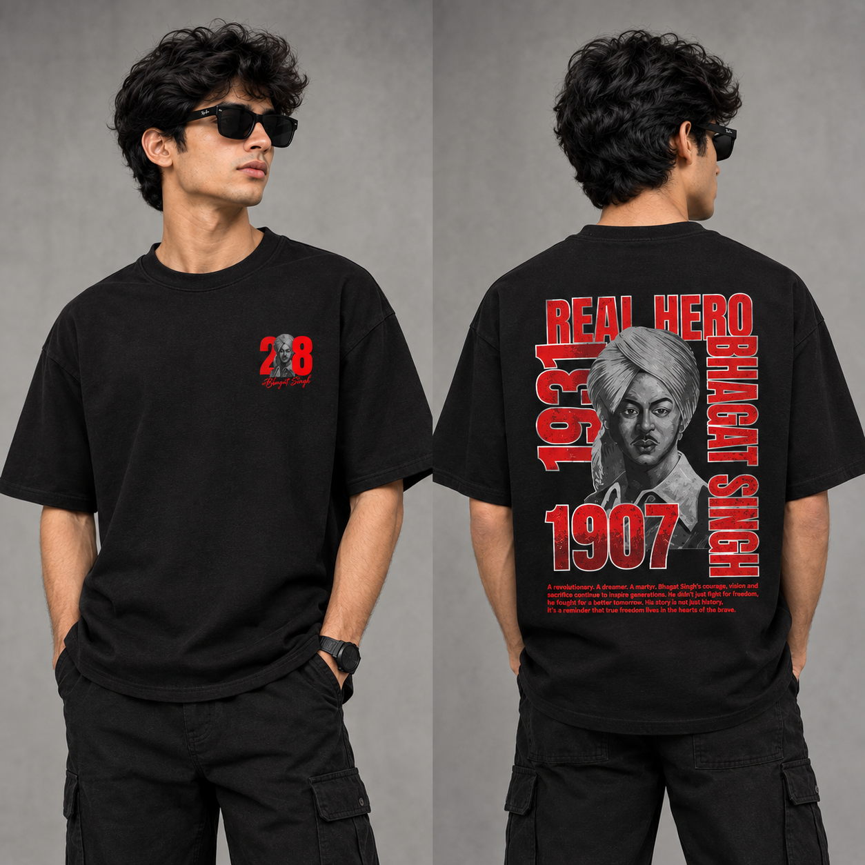 Best 5 Bhagat Singh T-Shirts: Five Designs, One Powerful Legacy