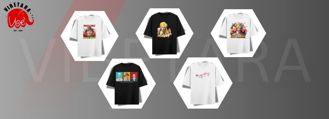 Top 5 Bhagat Singh T-Shirts