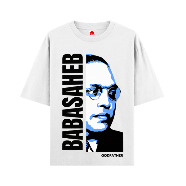 Babasaheb Ambedkar Godfather T-Shirt | Premium Cotton Round Neck Half Sleeve Graphic Tee