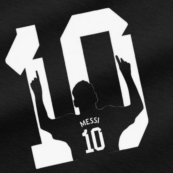 Vibetara-Messi 10 Legacy Oversized T-Shirt | Football Tribute Graphic Tee