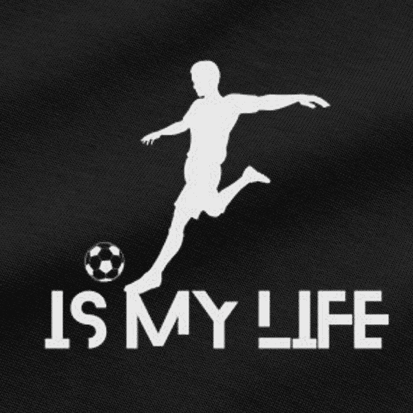 Vibetara-Football Is My Life Oversized T-Shirt | Passion Graphic Sports Tee