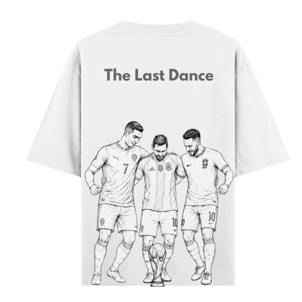 Vibetara-The Last Dance Legends Oversized T-Shirt | Football Icons Tribute Tee