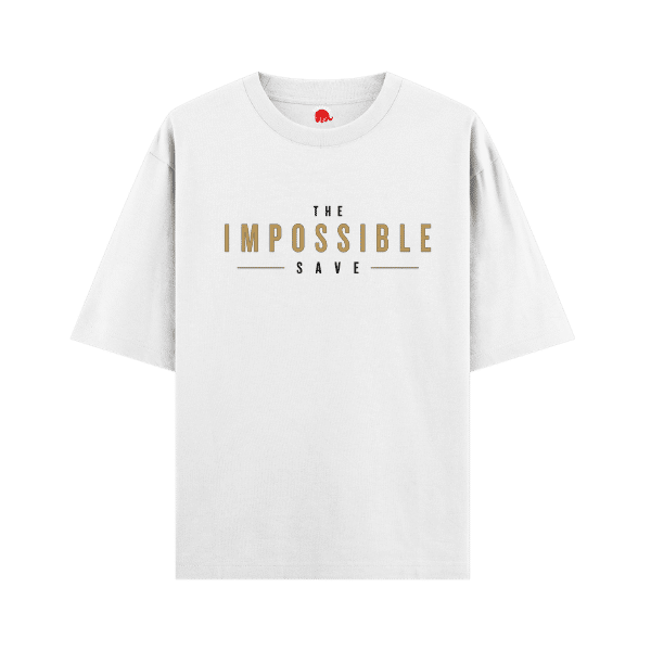 Vibetara-The Impossible Save Goalkeeper Oversized T-Shirt | Elite Football Guardian Tee