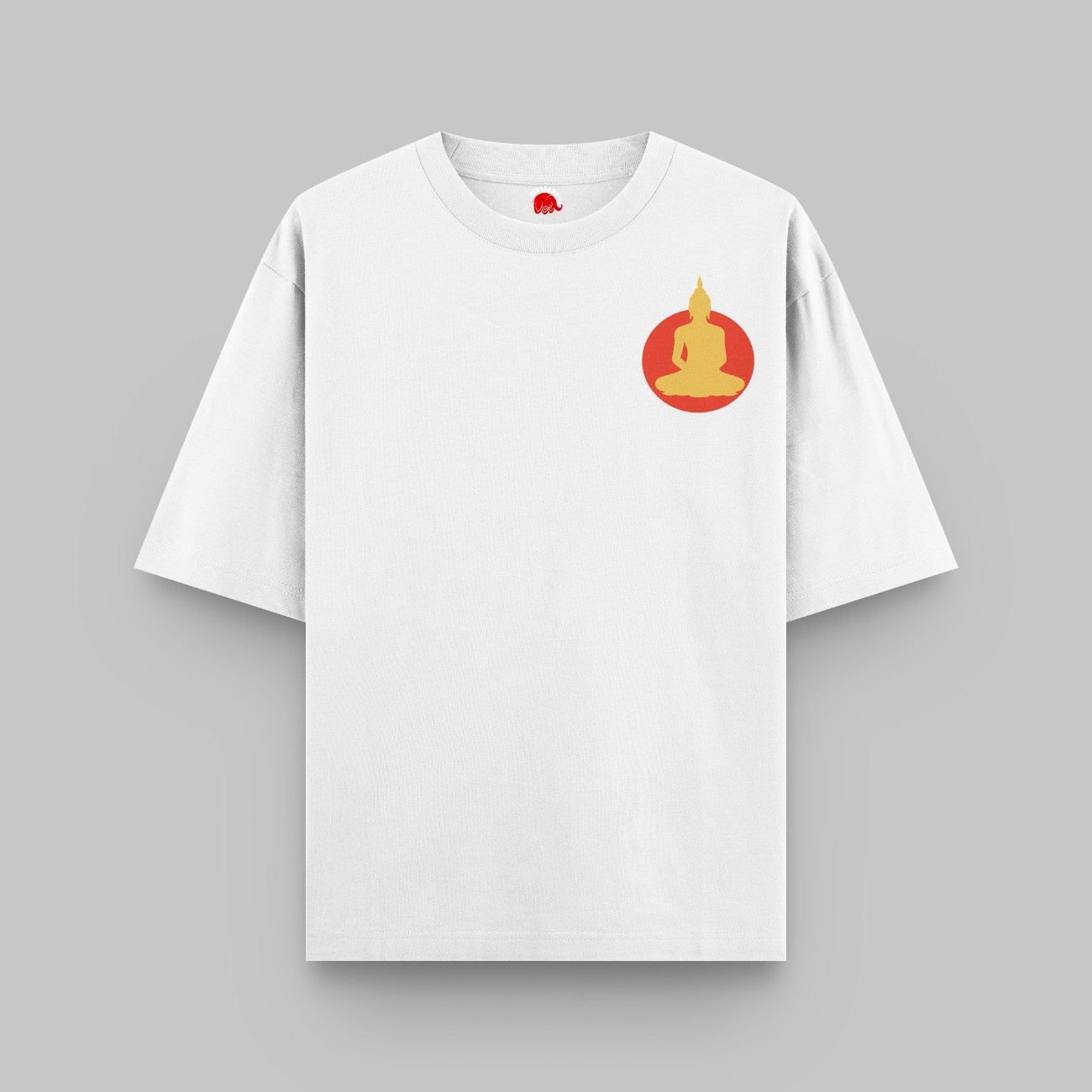 Vibetara - Lord Buddha Printed T Shirts | High-Quality 100% Cotton | Unisex | Relaxed, Stylish Tee | Perfect for Everyday Comfort | Oversized T-Shirts