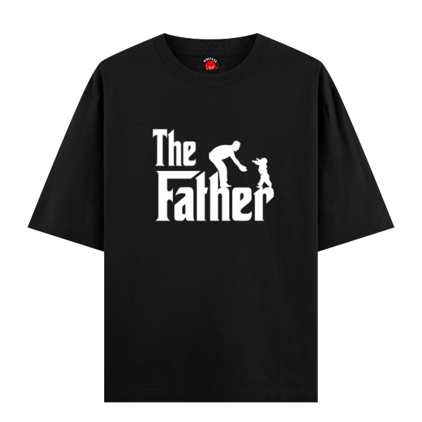 Vibetara-The Father Bond Graphic Oversized T-Shirt | Father & Child Printed Tee