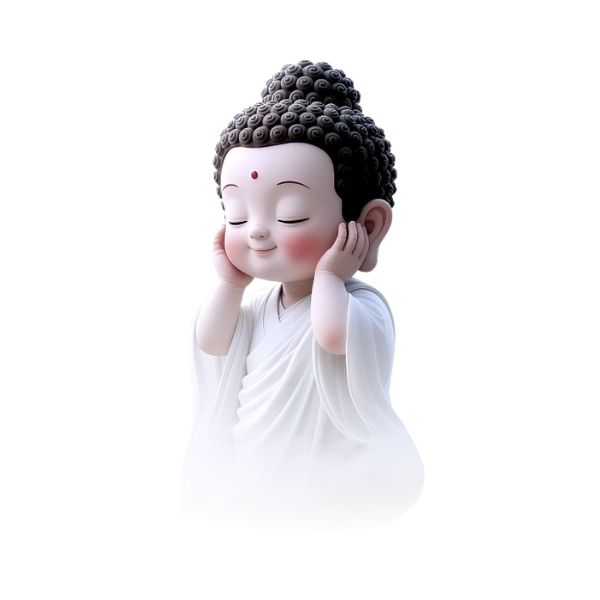 Vibetara-Cute Buddha No Noise Oversized T-Shirt | Peaceful Aesthetic Graphic Tee
